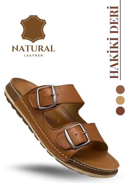 Hakiki Deri Erkek Terlik Doğal Deri Terlik T Taba fiyatları