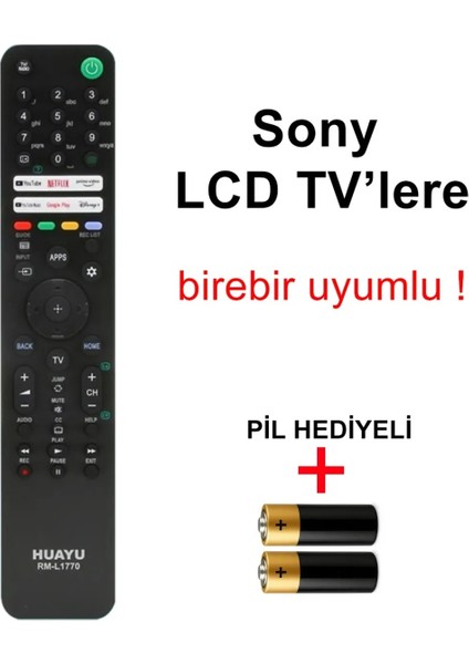 LCD Tv'lere Birebir Uyumlu Kumanda