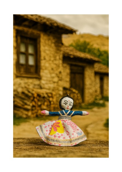 Bi Dünya Antika lik Eşya Minik Küçük Boy Geleneksel El Yapımı 3 Adet Soğanlı Bez Bebeği fiyatları