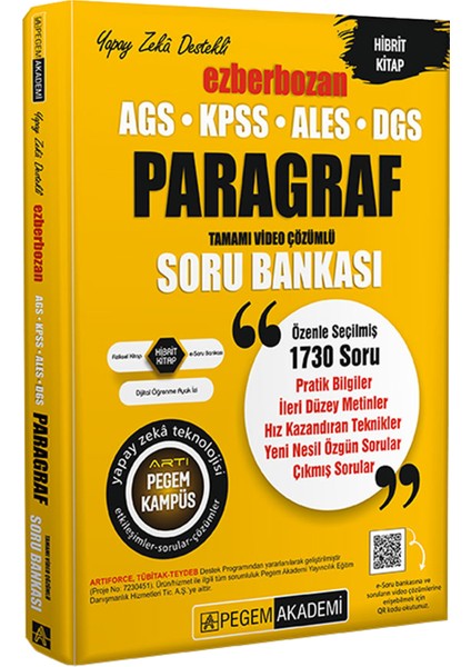 2026 Kpss Ön Lisans Tamamı Video Çözümlü Soru Bankası / Paragraf modelleri