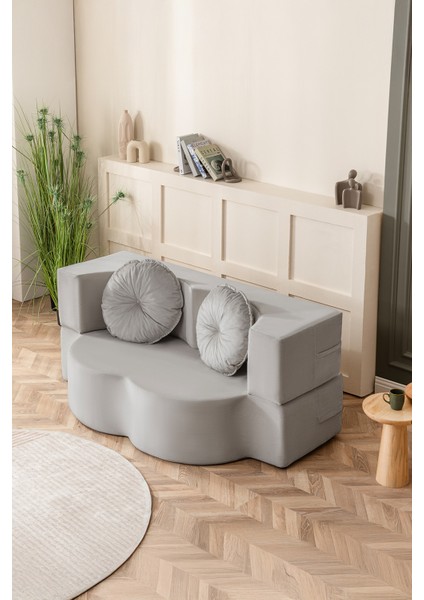 Neiro Sünger Koltuk Takımı, Açılabilir Yataklı Koltuk 2+1 Sünger Modern Koltuk