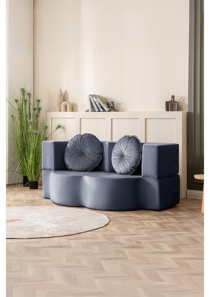 Neiro Sünger Koltuk Takımı, Açılabilir Yataklı Koltuk 2+1 Sünger Modern Koltuk