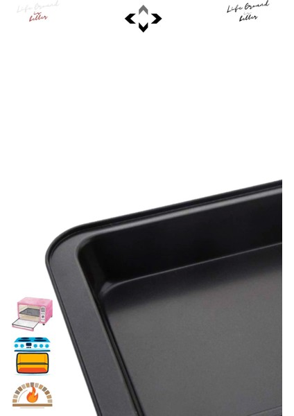 43X29CM Teflon Yanmaz Yapışmaz Dikdörtgen Fırın Tepsisi Kek Kalıbı Yemek Kalıbı fiyatları