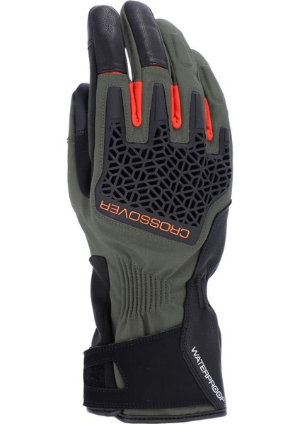 Ce Crossover Waterproof Eldiven Siyah Yeşil modelleri