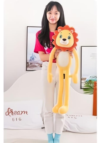 Kumaş Sevimli Aslan Peluş Oyuncak 75 cm – Ekstra Yumuşak Canlı Renkler Uyku ve Oyun Arkadaşı modelleri