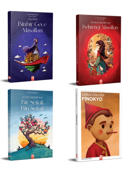 20 Kitaplık Çocuk Masal ve Hikâye Seti – Klasik Masallar, Romanlar ve Öğretici Öyküler