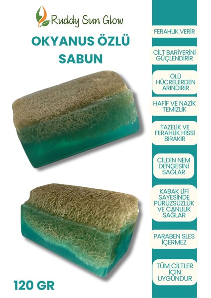 Kabak Lifli Okyanuz Özlü Sabun El Yapımı Doğal 120 gr
