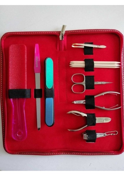 Solingen Cobalt Özel Büyük Manikür Seti, Şık ve Kaliteli Bakım Aksesuarları