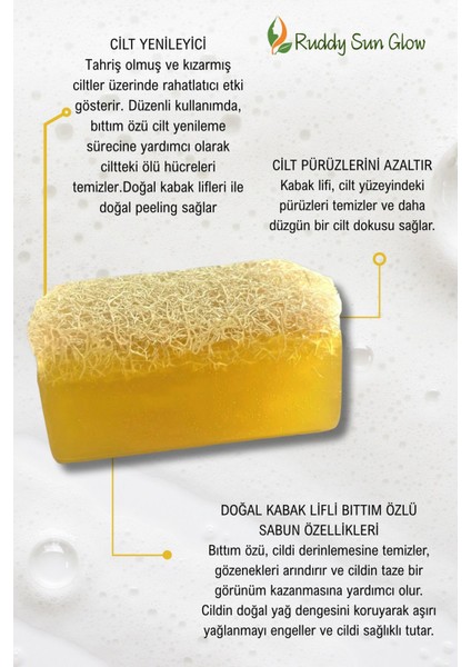 Kabak Lifli Bıttım Özlü Sabun El Yapımı Doğal 120 gr fiyatları