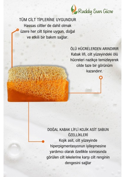 Kabak Lifli Kojik Kojic Asit Sabun El Yapımı Doğal 120 gr fiyatları