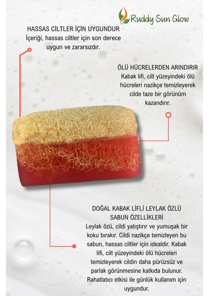 Kabak Lifli Leylak Özlü Sabun El Yapımı Doğal 120 gr fiyatları