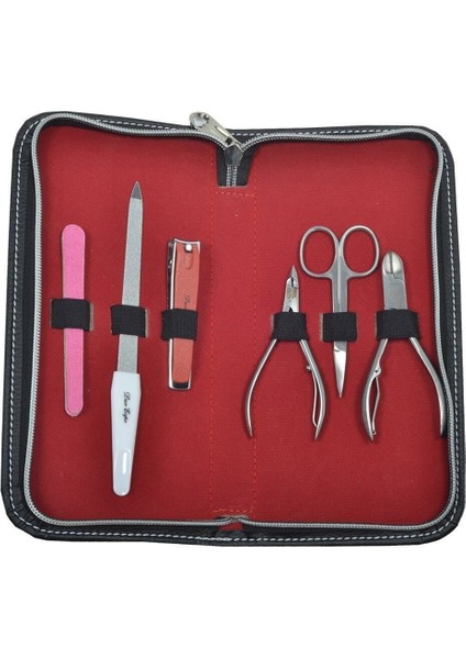 Yüksek Kaliteli Profesyonel Manikür Seti, Özel Bileyli Paketli