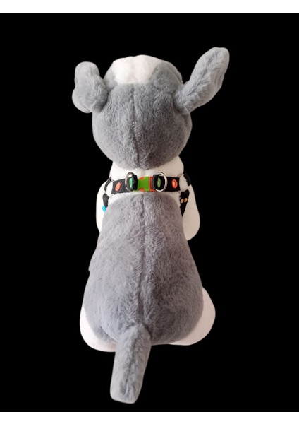 Köpek Göğüs Tasması Minik Irk Ponponlu Zımbalı Göğüs Ölçüsü:25-40cm Ayarlamalı Dog Harness Gt3-43 indirimleri