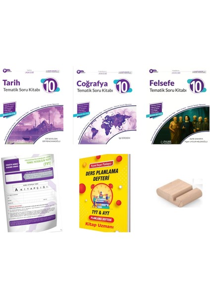 Palme 10. Sınıf Joker Tematik Tarih Coğrafya Felsefe Soru Kitabı 2026 Yeni Müfredat+Deneme+Plan Deft