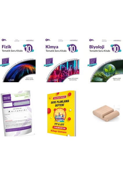 Palme 10. Sınıf Joker Tematik Fizik Kimya Biyoloji Soru Kitabı 2026 Yeni Müfredat+Tutucu+Plan Deft