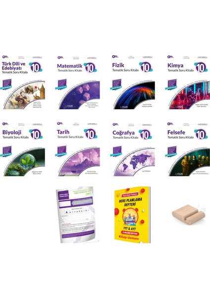 Palme 10. Sınıf Joker Tematik Soru Kitabı Tüm Branşlar Seti - 2026 Yeni Müfredat+Tutucu+Plan Defteri