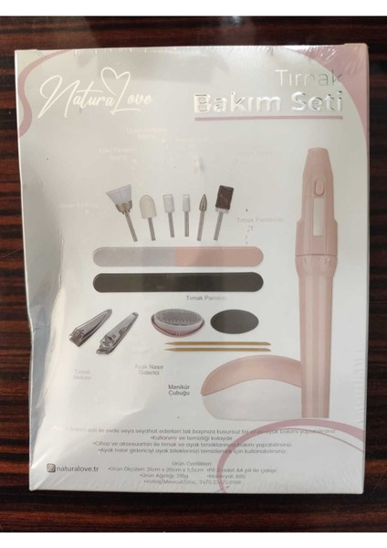 Yüksek Kalite Tırnak Bakım Seti, Sağlıklı ve Güzel Tırnaklar Için Ideal