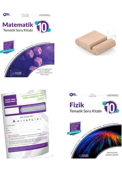 Palme 10. Sınıf Joker Matematik ve Fizik Soru Kitabı 2026 Yeni Müfredat+Deneme+ Telefon Tutucu