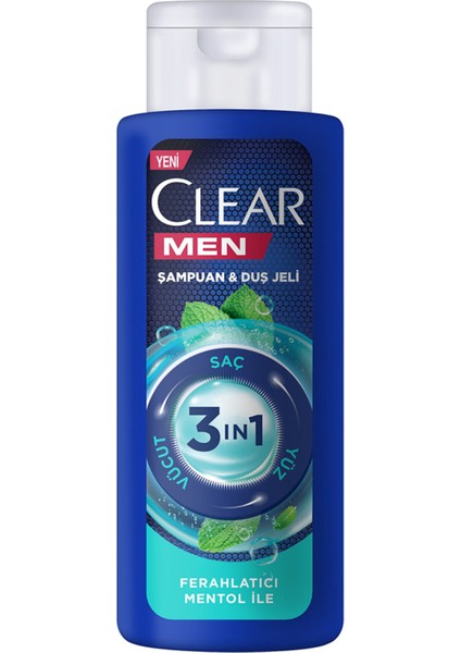 3in1 Mentol Şampuan 90 ml