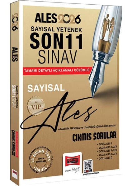 2026 Ales Vıp Sözel-Sayısal Yetenek Son 11 Sınav Detaylı Açıklamalı Çözümlü Çıkmış Sorular-3 Deneme fiyatları
