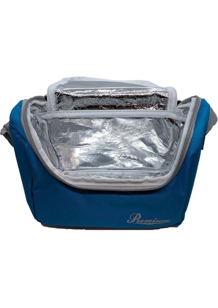 Termoslu Okul Beslenme Çantası Gri Termal Lunch Box Çocuk Yetişkin