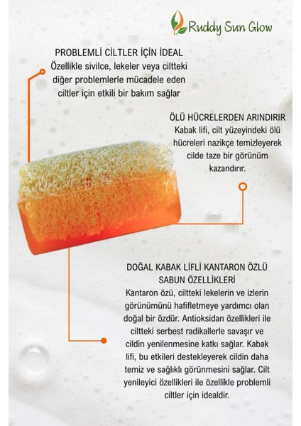 Kabak Lifli Kantaron Özlü Sabunu El Yapımı Doğal 120 gr fiyatları