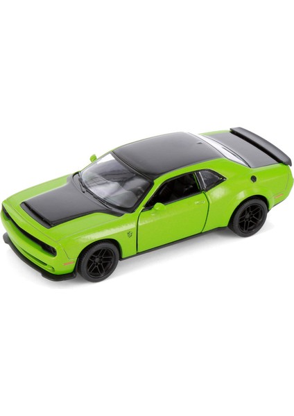 2023 Dodge Challenger Srt Demon 170 Edition, Black/white - Kinsmart 5461D