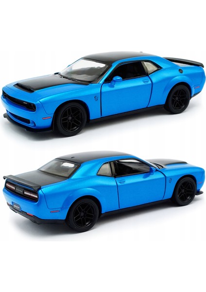 2023 Dodge Challenger Srt Demon 170 Edition, Black/white - Kinsmart 5461D