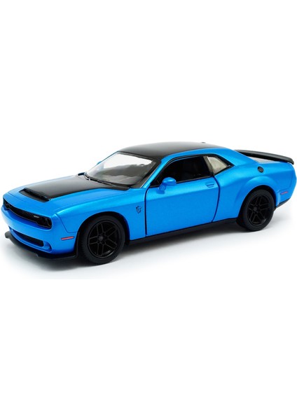 2023 Dodge Challenger Srt Demon 170 Edition, Black/white - Kinsmart 5461D modelleri