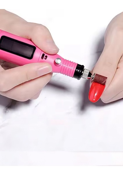 Değiştirilebilir Başlıklı Elektrikli Tırnak Bakım Cihazı, Profesyonel ve Pratik Kullanım
