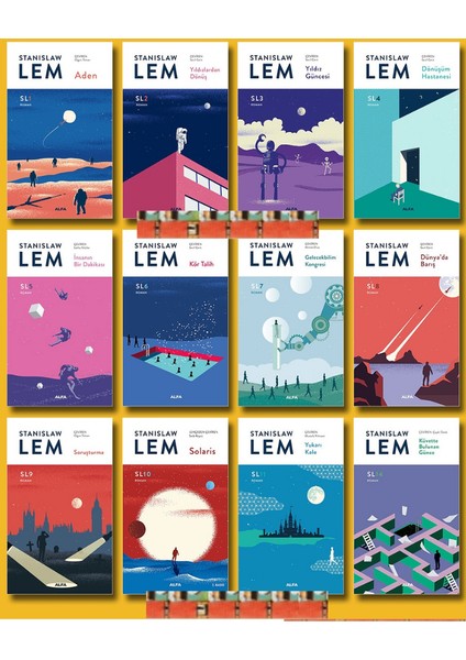 Lem SERİSİ(14KITAP)KÖR Talih, Insanın Bir Dakikası, Dönüşüm Hastanesi, Yıldızlardan Dönüş, Aden