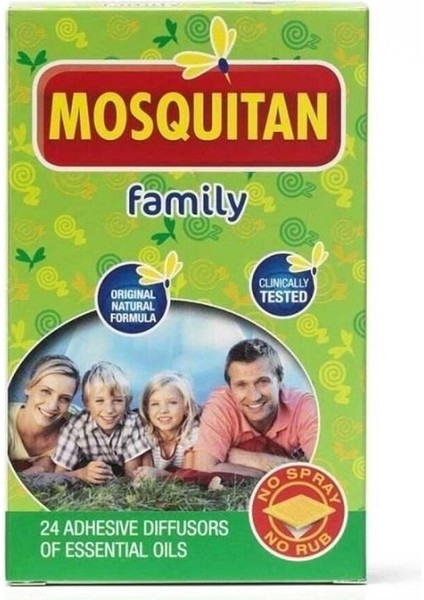 Asfstore Mosquitan Family 24 Adhesive Diffusors Of Essentials Oil