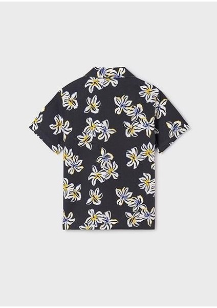 Erkek Çocuk Siyah Kısa Kol Gömlek 06119 fiyatları