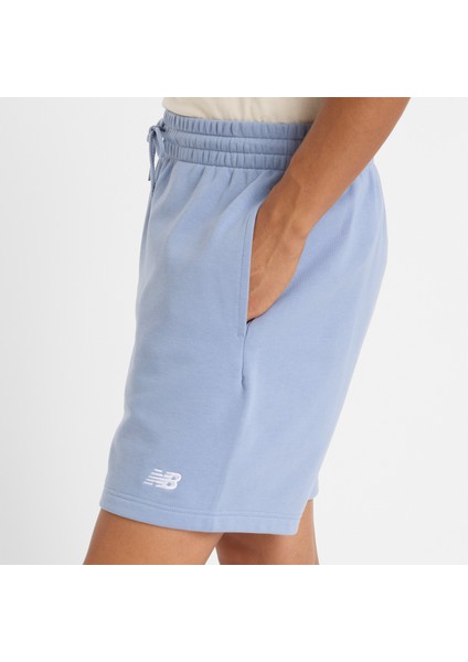 Sport Essentials French Terry 7" Erkek Mavi ŞORT.485