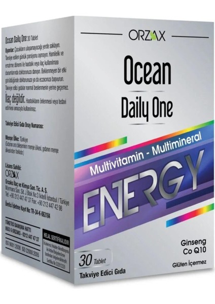 Asfstore Ocean Daily One Energy 30 Tablet