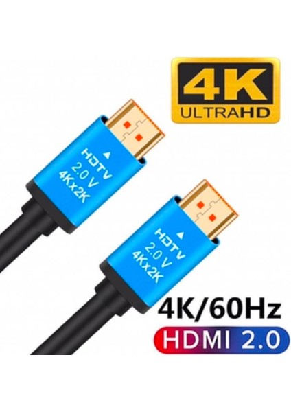 MB MB50104K HDMI Kablo 5 Metre – 4K UHD Destekli, Altın Uçlu, Kutulu