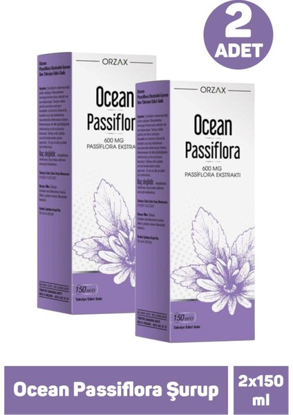 Asfstore Ocean Passiflora Şurup 150 ml 2 Adet