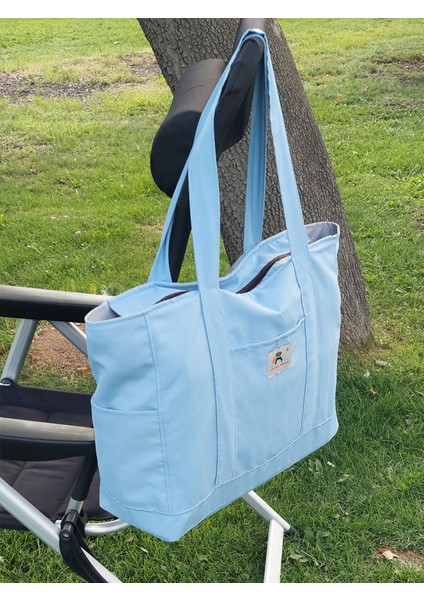 Venedik Büyük Özgür Hissettiren Çanta - Gökyüzü Mavisi