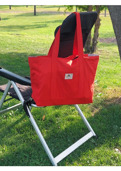 Venedik Büyük Boy Tüm Bakışları Toplayan Çanta - Kırmızı