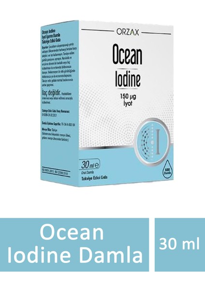 Asfstore Ocean Iodine Damla 30 ml