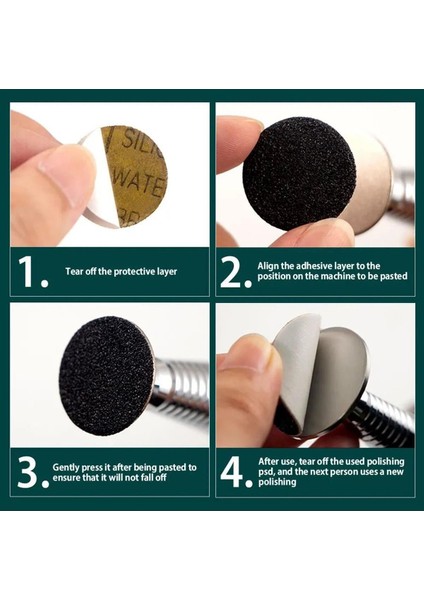 Yedek Zımpara Diskleri, 25MM, 80 Grit, 100 Adet, Temizlik ve Bakım Için Uygun fiyatları