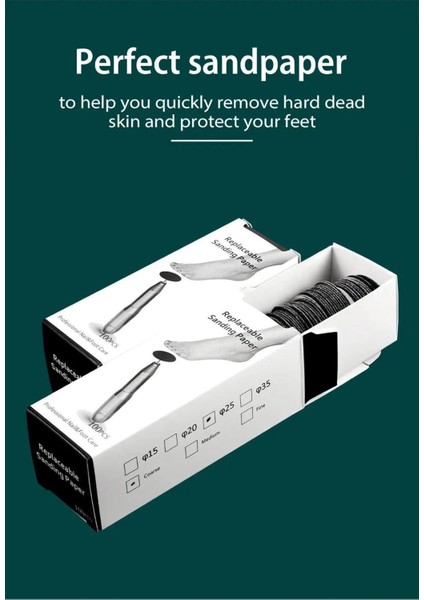 Yedek Zımpara Diskleri, 25MM, 80 Grit, 100 Adet, Temizlik ve Bakım Için Uygun fırsatları