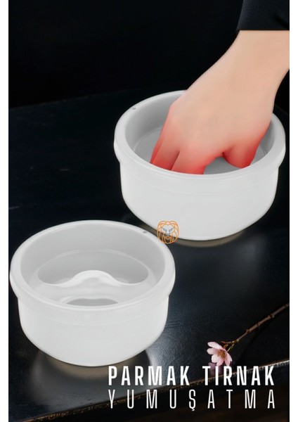 Parmak Yumuşatma ve Temizleme Kasesi, Bakım Seti, Pratik ve Şık Tasarım