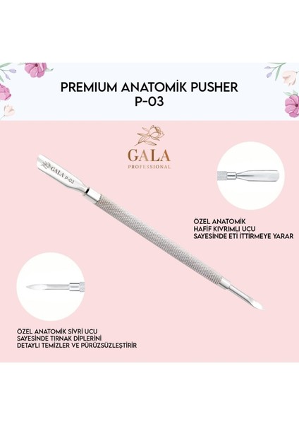 Dayanıklı Çelik Pusher P-03, Güçlü ve Şık Tasarım