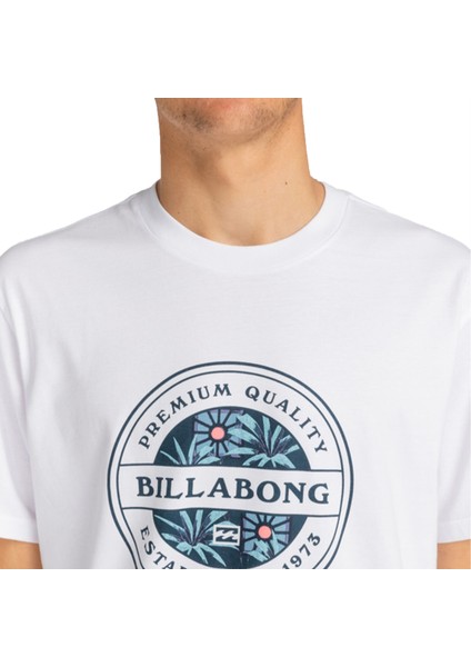 Rotor Fill Ss Erkek Beyaz Tişört