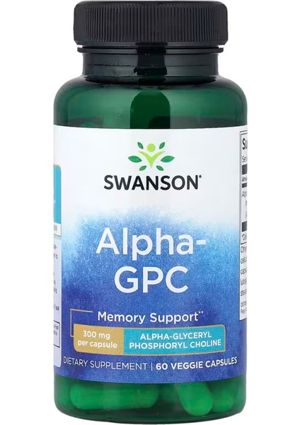 Alpha Gpc 300 mg 60 Veggie Capsules