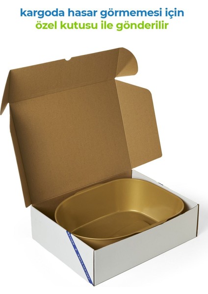 Gold Renk Pedikür Ayak Leğeni, Dayanıklı Enjeksiyon Plastik, Konforlu ve Şık Tasarım modelleri