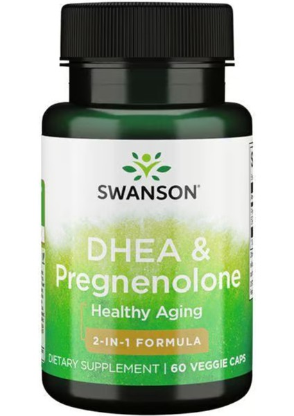 Dhea Pregnenolone Veggie 60 Capsules