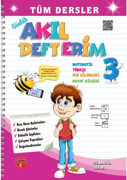 3.sınıf Günlük Akıl Defterim Tüm Dersler