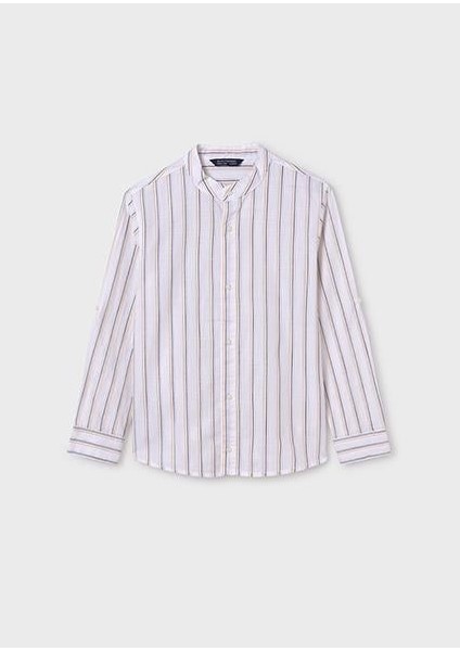 Erkek Çocuk Hakim Yaka Uzun Kol Gömlek 06122 fiyatları